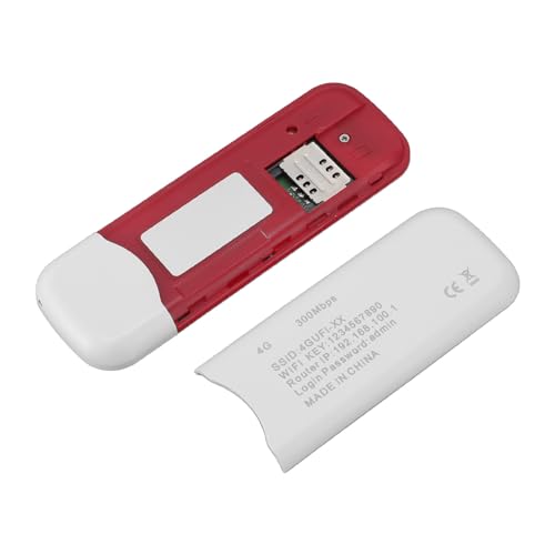 Image of gernie WiFi Router, 4G LTE USB Travel Hotspot, High Speed Portable Plug and Play Up to 10 Users WPA WPA2 WiFi Encryption 4G WiFi Modem Dongle with SIM Card Slot for Phone Laptop, gernie8fohm1v4bn
