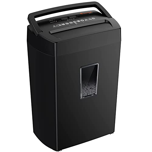 Bonsaii 12-Sheet Cross-Cut Heavy Duty Paper Shredder for Home Office