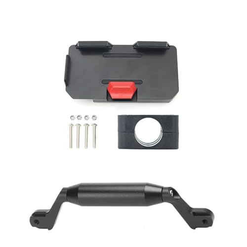 Support de navigation moto 22mm pour Tiger 1200 GT Pro 2023 avec chargeur sans fil USB noir