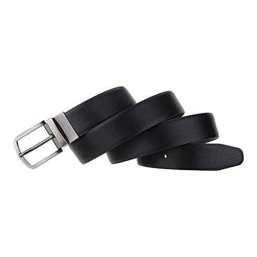 Image of BlacKing Belts For Men Reversible [Black /Brown] Leather 1.25 waist Strap Fashion Dress Buckle