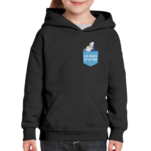 Sweat à capuche enfant illustration mer de qualité premium supérieure - 3