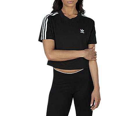 Adidas Originals Women's Cropped Tee t-shirt court noir pour femme