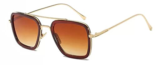 LHSDMOAT Lunettes de Soleil Vintage 70s Pilote Carré - Hommes & Femmes, Conduite, Voyage, Cosplay, Carnaval, Activités Extérieures