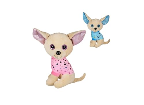 Peluche Chihuahua Chico en lot de 6 chiens assis ultra doux de 20cm