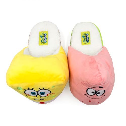 Ground Up SpongeBob SquarePants and Patrick Fuzzy Slippers2
