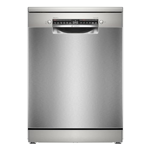 Bosch - Lavavajillas libre instalación, 60 cm de ancho, Función Extra Secado, Acero antihuellas, SMS4HMI08E