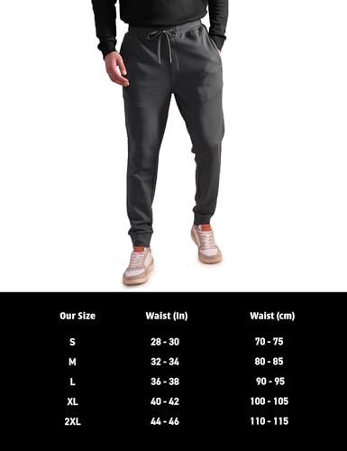 Image of DAMENSCH Regular Fit Matt Solid Premium Microfibre Elastane Cargo Joggers Dyes Soft Inner Fleece Fabric for Softer Feel, Comfortable Casual Wear Joggers for Men