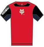 Cycling Jersey Fox JUNIOR Defend Elevated Fluo RED YL