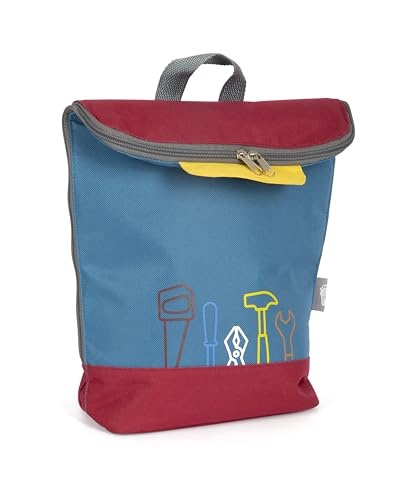 Small Foot Tool Backpack Workshop, children's backpack with 8 wooden toys, for ages 3+ years, 12603, Multicoloured - Image 2