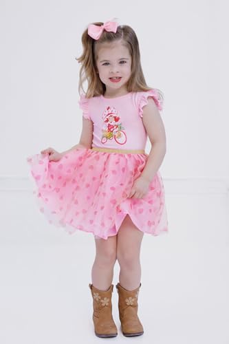 Strawberry Shortcake Girls Tulle Dress Toddler to Big Kid Sizes (2T - 10-12)2