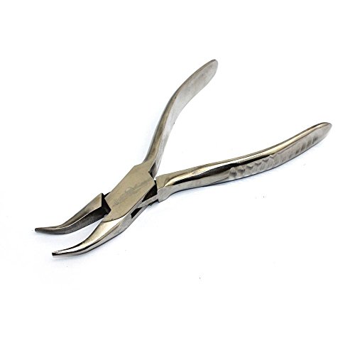 cnmade alicates de punta curva de acero inoxidable ergonómico precisión alicates de la joyería kit de herramientas para hacer joyas Cover