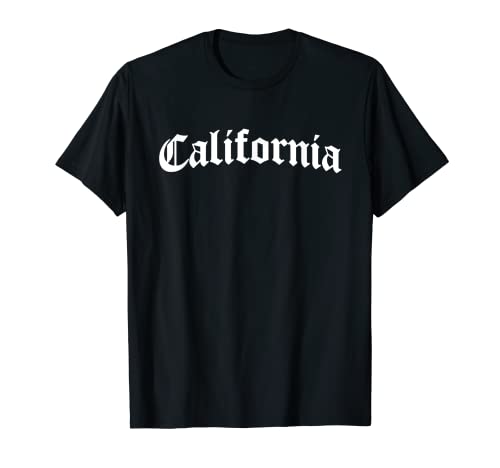California CA Souvenir Gift Hombres Mujeres Niños OG Tattoo Chicano Camiseta