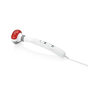 Medisana HM 886 Handmassagegerät, elektrisches Rückenmassagegerät, Massagestab mit Vibration, Rotlichtfunktion, Wärmefunktion, 2 Intensitäten für Rücken, Beine, Nacken und Schulter