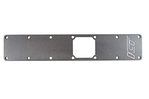 ICT Billet Intake Manifold Plenum Plate Replacement for Compatible with 1989 Dodge Ram Cummins 6BT 5.9L Diesel Engines High Airflow Performance Design 551715