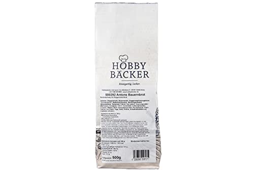 Hobbybäcker Brotbackmischung Antons Bauernbrot, 500g, für 1 Laib Brot