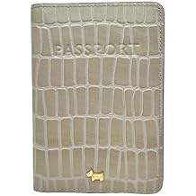 غطاء جواز سفر RADLEY London Heritage Dog Outline، أساسيات السفر للنساء، محفظة مضادة للسرقة للبطاقات وجوازات السفر، بحجم يناسب جميع جوازات السفر القياسية، خفاف