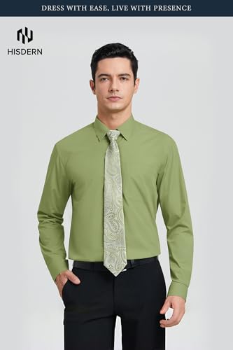 Camisa de vestir para hombre con corbata y pañuelo miniatura 2