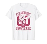 Strawberry Shortcake Eighties Bold Pink Collegiate Cutie Pie T-Shirt