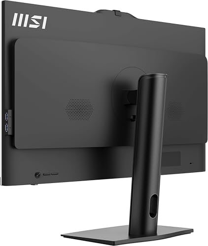 Image of msi Modern AM272P AIO Desktop: 27 inch FHD, Intel Core 5-120U, 16GB Memory, 1TB M.2 NVMe SSD, WiFi 6E, BT 5.3, Windows 11 Home: Black 1M-822US