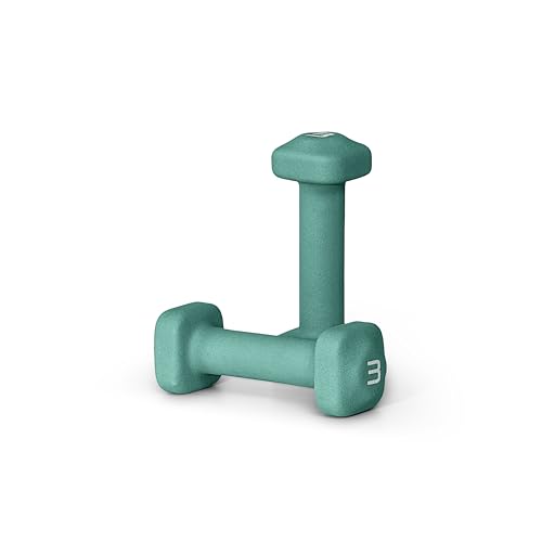 Tone Fitness Neoprene Dumbbell Weight Pairs with Anti-Roll Square Head | Multiple Options