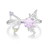 Feng Shui， Conjunto de Pendientes y Collar con Forma de Flor de Mariposa y Cristal Austriaco para Mujer