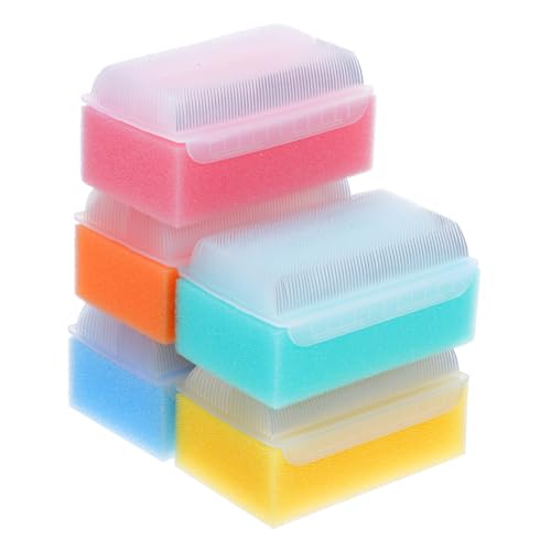 ROMISBABA 5 Piezas Esponjas Baño Bebés Suaves para Cuidado Recién Nacido Cepillos Esponja Bañera Sensoriales Masajeadores Táctiles Infantiles