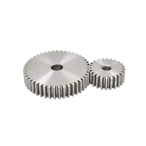 Bevel Gear Pinion Hardware Mechanical 1PCS Pinion Spur Gear 1M 12T-100T Metal Transmission Motor Gear 45# Steel 1 Modulus 12-100 Teeth Roughly Bore(30 Teeth)