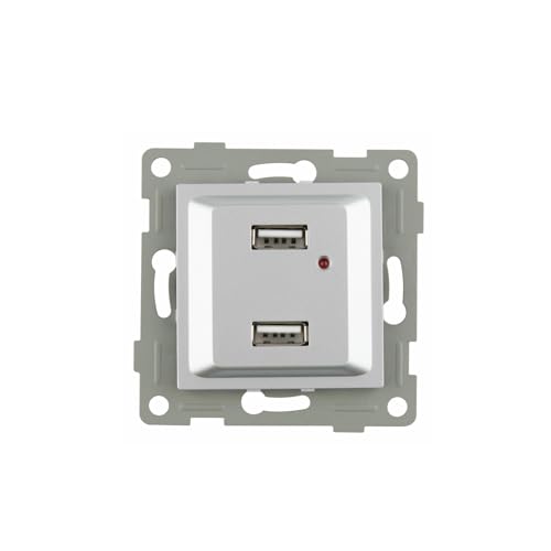 S-Empot. Titanio Dual Usb: La Soluzione Ideale Per Caricare I Tuoi Dispositivi. Con Due Porte, Assicura Una Ricarica Rapida Ed Efficiente, Unendo Stil