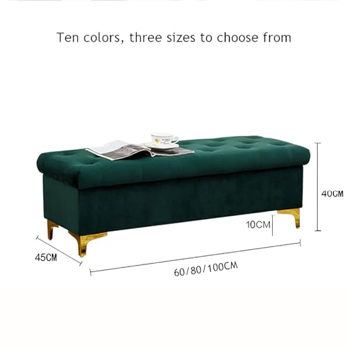 Banc ottoman velours premium gris au design moderne chic
