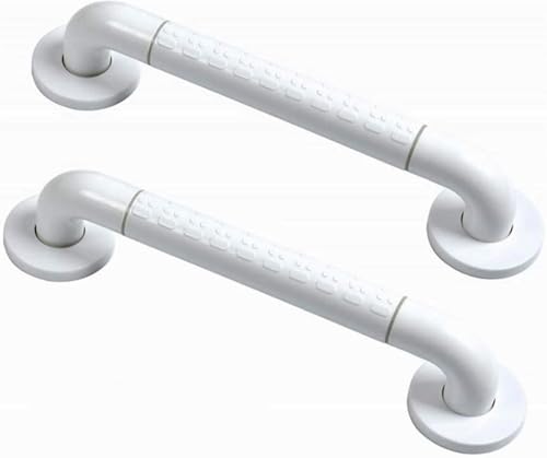Geyaziu お風呂てすり トイレ用手すり 手すり 40cm*2pk 防錆抗菌 転倒防止 高齢者 浴槽 浴室 トイレハンドル 静電無し 取っ手