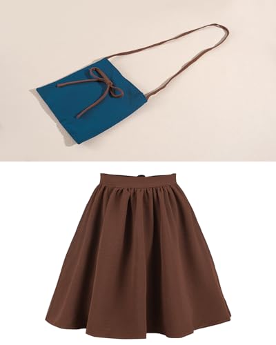 Disfraz Colonial para Niñas Talla Large Azul miniatura 5
