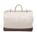 Klein Tools 5102-20 Heavy Duty Natural Canvas Tool Bag, Tool Tote, Multi-Purpose Bag with Wide Hinged Opening and Leather Handles, 20-Inch