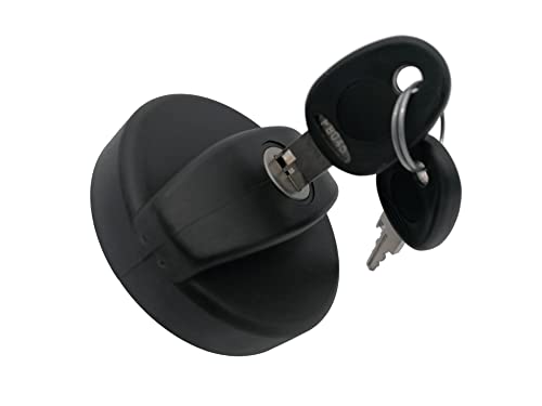 CR-MOESANCO® Tapón Depósito Agua Caravana con 2 Llaves para Autocaravana o Camper Negro Termoplástico Resistente a Rayos UV