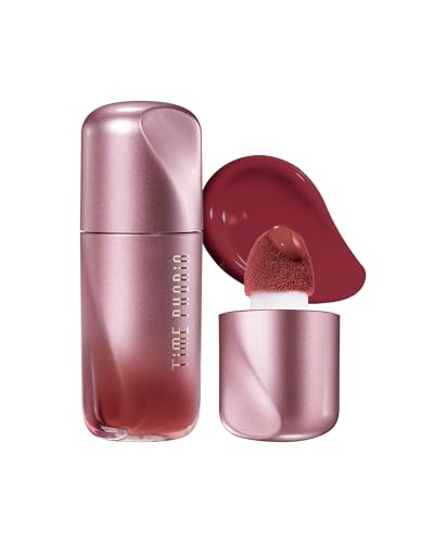 TIMEPHORIA Liquid Blush Makeup for Cheeks Natural Matte Finish Blush Tint Stick Multi-Use Long-Lasting Lip & Cheek Makeup Lightweight (05 FIERY FLAME)