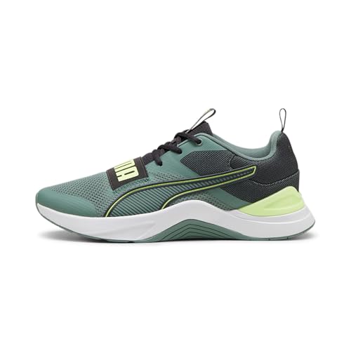 PUMA Unisex-Erwachsene Krafttraining Crosstrainer, Eukalyptus/Fizzy Lime, 45 EU PUMA Unisex-Erwachsene Krafttraining Crosstrainer, Eukalyptus/Fizzy Lime, 45 EU