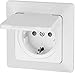 Produktbild UP Steckdose IP44 - All-in-One - C1 weiß