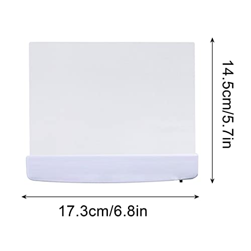 Juesi Flat Book Light For Reading In Bed At Night Clear Led Book Full Page Light Illuminator Panel Plate Lamp Board Wireless thumb #2