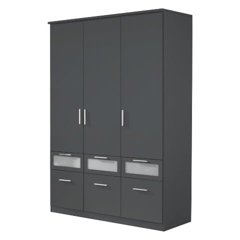 Rauch Möbel Bochum 3-Door Wardrobe with Drawers Cover