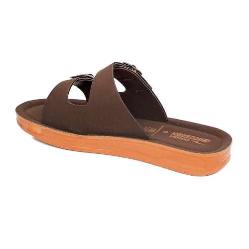 Image of ASIAN PL-908 Cushion Slippers for Women | Stylish Double Buckle Slip-Ons | Soft Air Cushion Comfortable Footbed | Lightweight Daily Wear Casual Flats for Indoor Outdoor Use