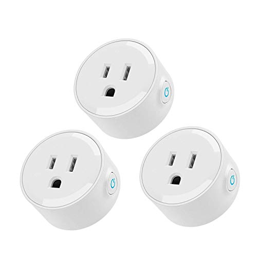 LITEdge Smart Plug, Compatible with Alexa, Wi-Fi Accessible Power Outlet, No Hub Needed, Control with App on Phone, Pack of 3