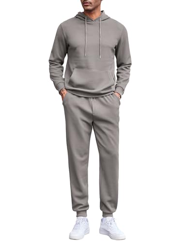 COOFANDY Men's Hoodies And Sweatpants Set