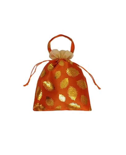 Image of VIG Enterprises Silky And Shiny Potli Batwa Bags /Thamboolam Bags For Wedding Party Return Gifts Party Gifts For Guest-