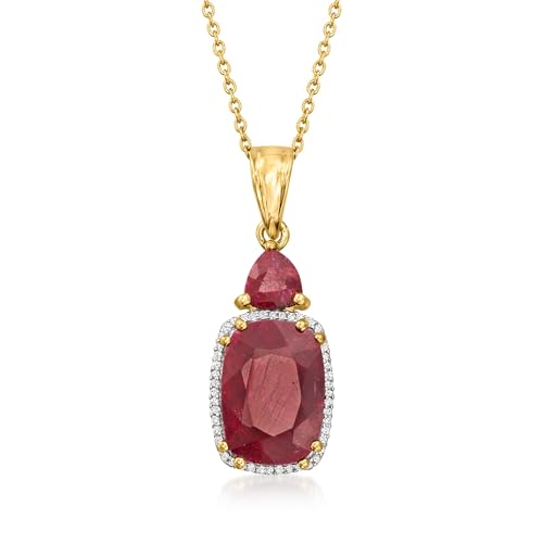 Ross-Simons 8.10 ct. t.w. Ruby and...