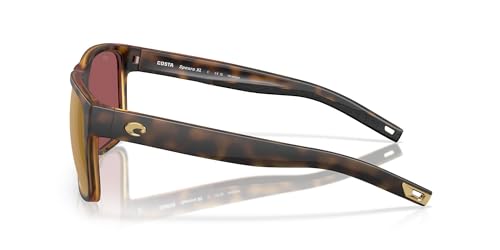 Image of Costa Del Mar Sunglasses for Men-SpearoXL Mens Polarized Sunglasses 580G 59 | Polarized Fishing Glasses with UV Protection - Costa Sunglasses for Boating, Beach & Driving - Mt. Tort. /Gold Mirror 580G