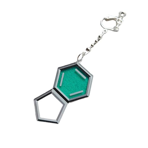 Women Alloy Green Ear Clip Earring Decoration Costume Accessory Prop for Agnes Tachyon Cosplay