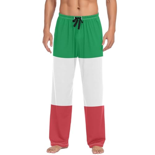 Men's Pajama Pants Casual Sleepwear Breathable Pjs Bottoms with Pocket Drawstring S