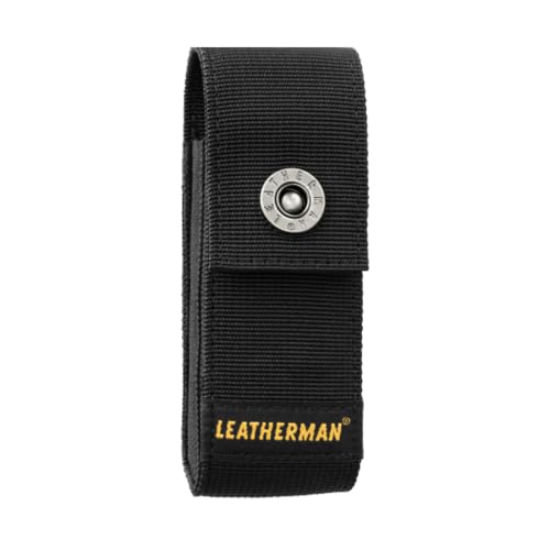 Leatherman Étui en Nylon - pour Charge, Crunch, Rebar, Rev, Skeletool, Wave et Wingman - Noir, Moyen