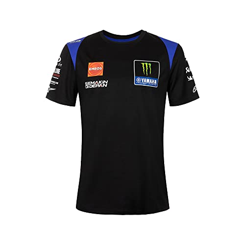 Composizione: 100%POLYESTER VR46 T-Shirt Replica Yamaha Monster Team,Uomo,XXL,Nero