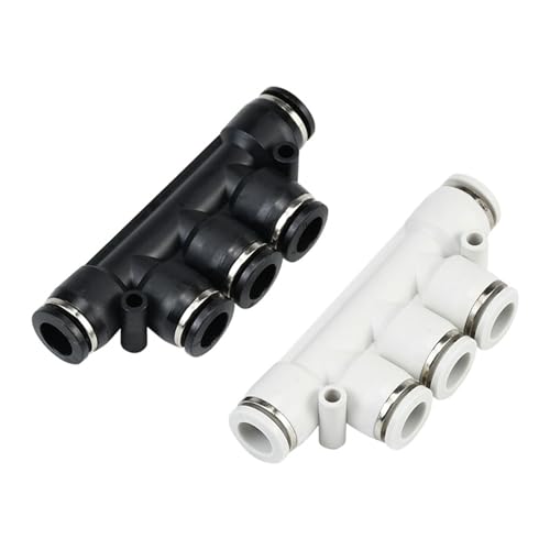 Conector recto de cinco vías neumático Pk10 acoplamiento rápido de plástico 2