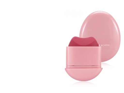 Barra de colorete en crema para labios y mejillas, tinte con acabado luminoso (dewy) Textura cremosa y suave, fácil de difuminar para un rubor fresco y natural con un brillo sutil